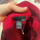 Красное пальто H&M, размер 42 1