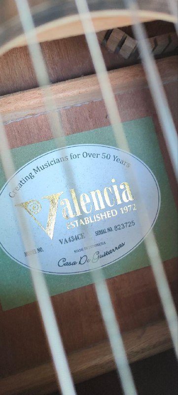 Акустическая гитара Valencia VA434CE 3