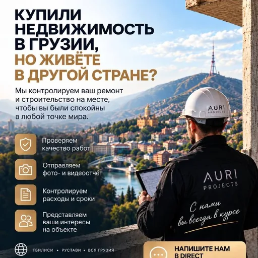 Контроль ремонта недвижимости в Грузии