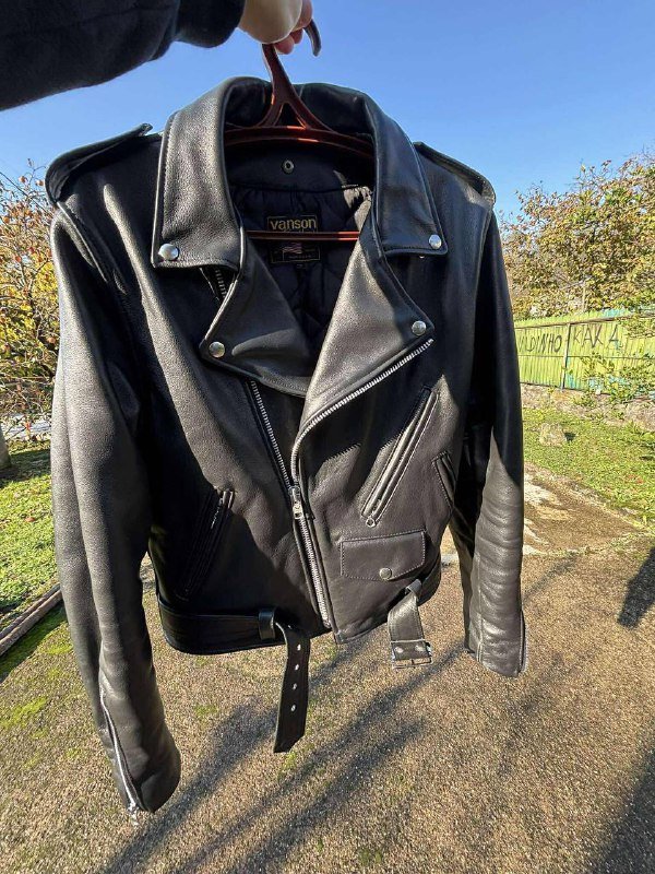 Кожаная куртка Vanson мужская размер 42 3
