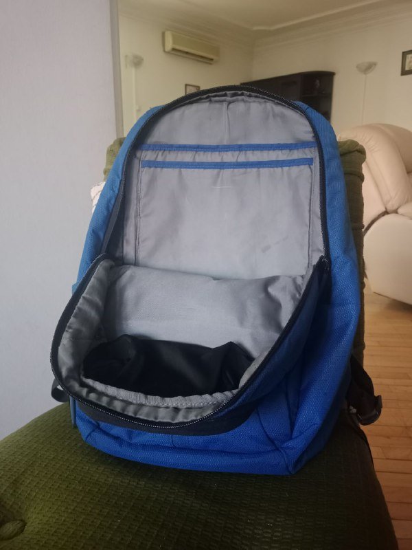 Рюкзак синий с отделением для ноутбука 2