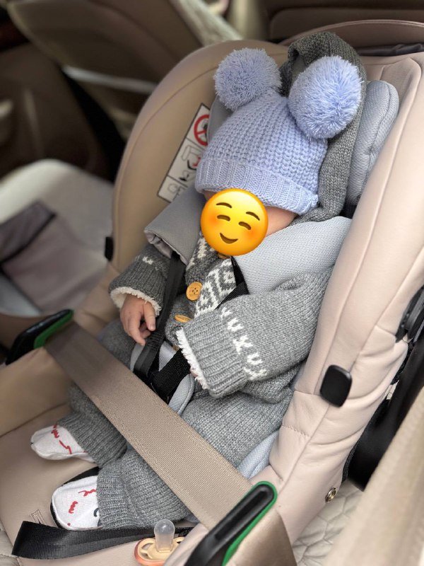 Вязаный костюм для малыша 1-3 месяца