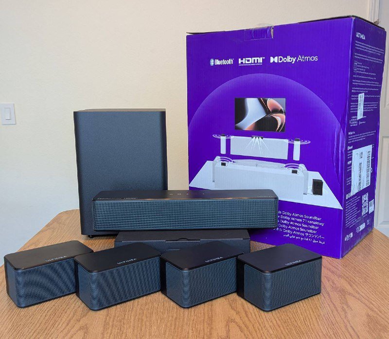 Акустическая система 7.1 Dolby atmos Poseidon d80 boom