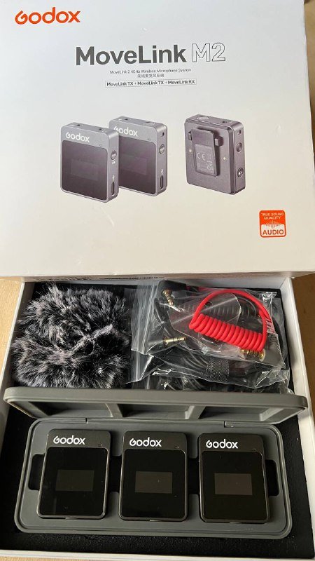 Беспроводные петличные микрофоны Godox MoveLink M2
