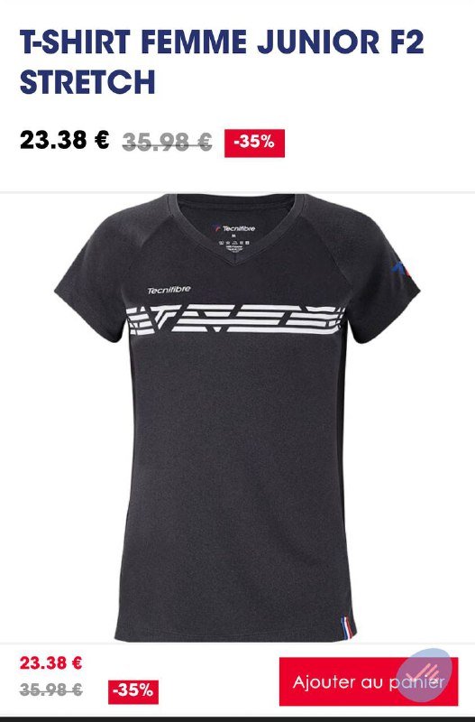 Женская теннисная футболка Tecnifibre Lady F2 Airmesh 4