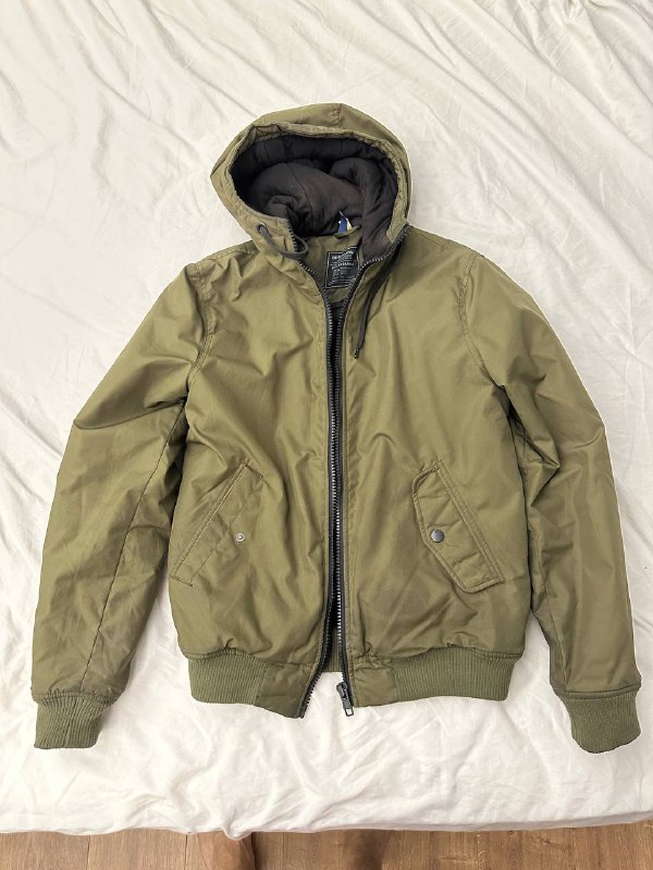 Куртка бомбер хаки military style