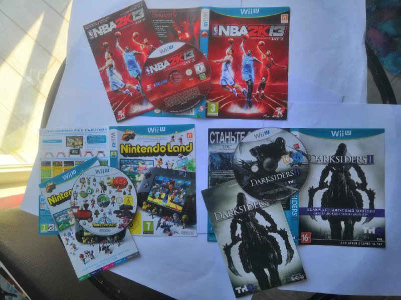 Лицензионные игры Wii и WiiU