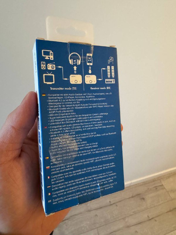 Геймпад, Bluetooth аудио трансмиттер ресивер 4