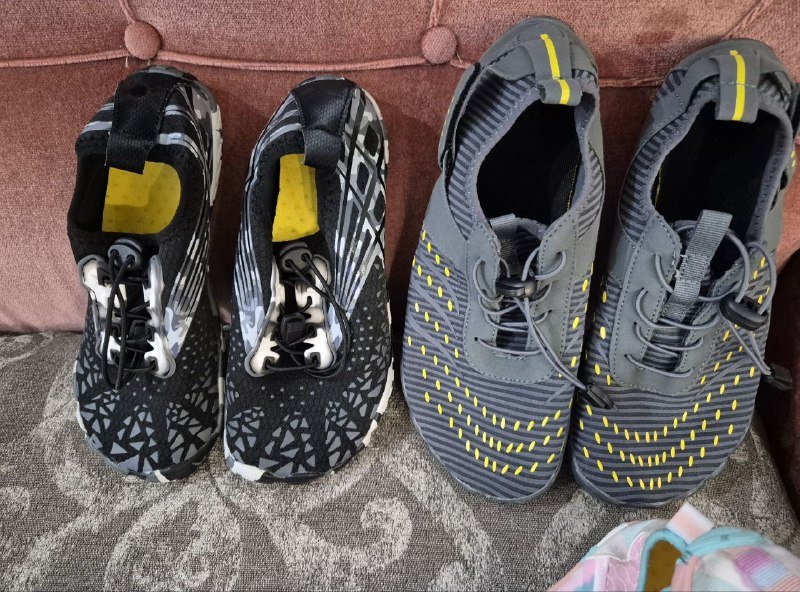 Обувь для галечного пляжа мужская 41 размер, женская 37 размер, детская 33 размер