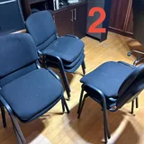 Письменные столы, стулья, шкаф, стеллажи, комод, угловой стол 2