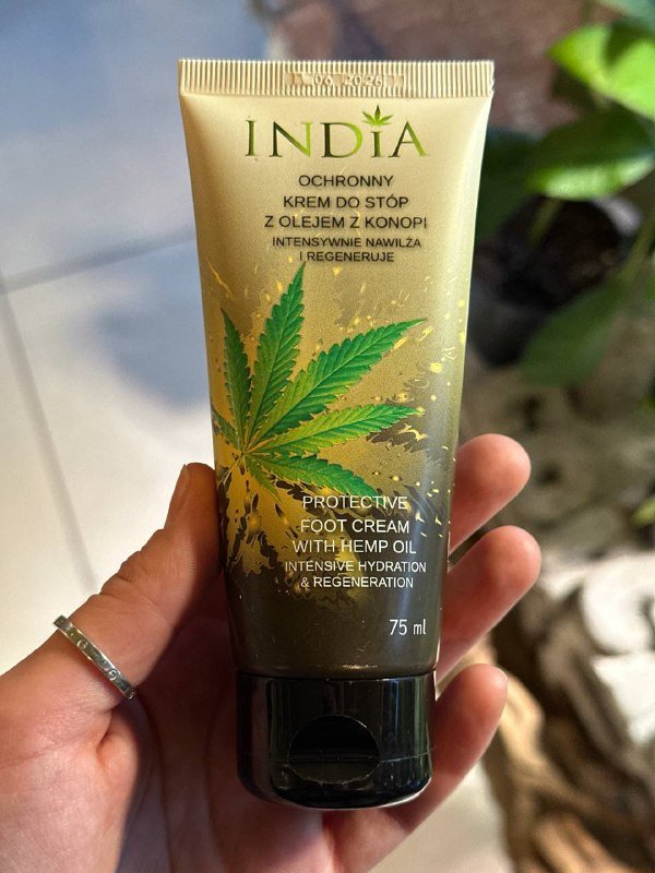 крем для ног India с конопляным маслом 75 мл