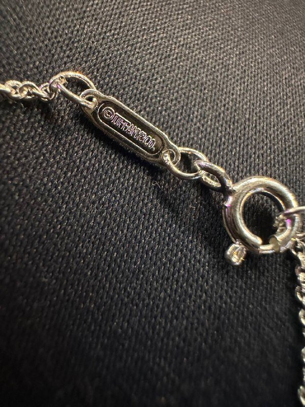 Оригинальная цепочка Tiffany & Co. с подвесками 3