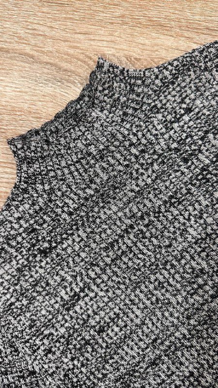 Платье H&M размер М темно-серый меланж 3