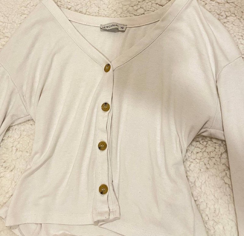 Свитер-топ, кофта в полоску, черный топик, белый кардиган-топ 4