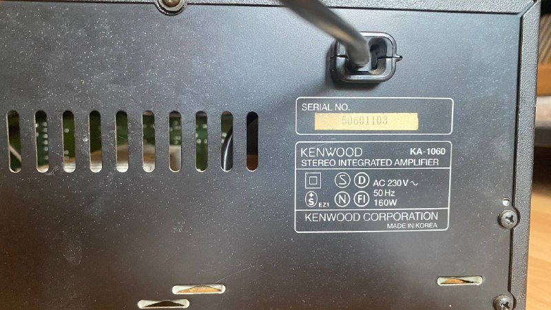 Kenwood KA-1060 винтажный стерео-усилитель 5