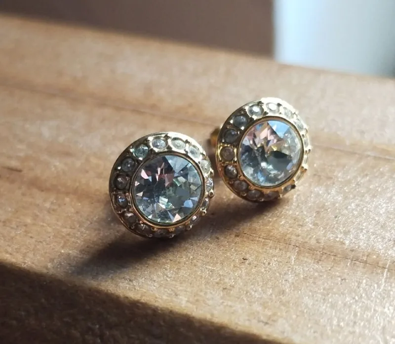 Серьги-пусеты Swarovski Angelic