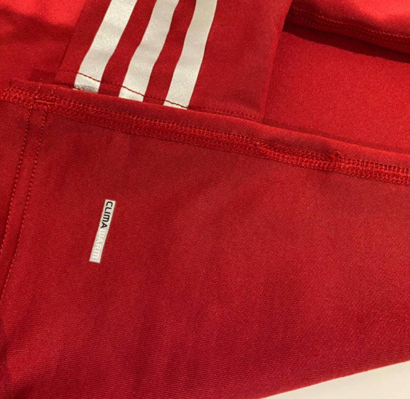 adidas красная спортивная кофта размер М 4