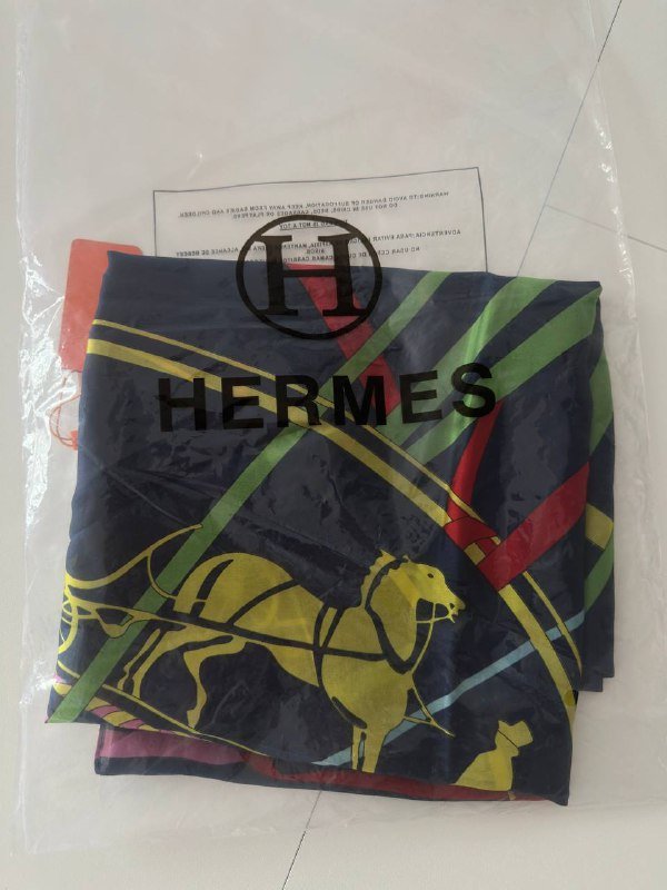 Большой шарф Hermes 90x180 см 5