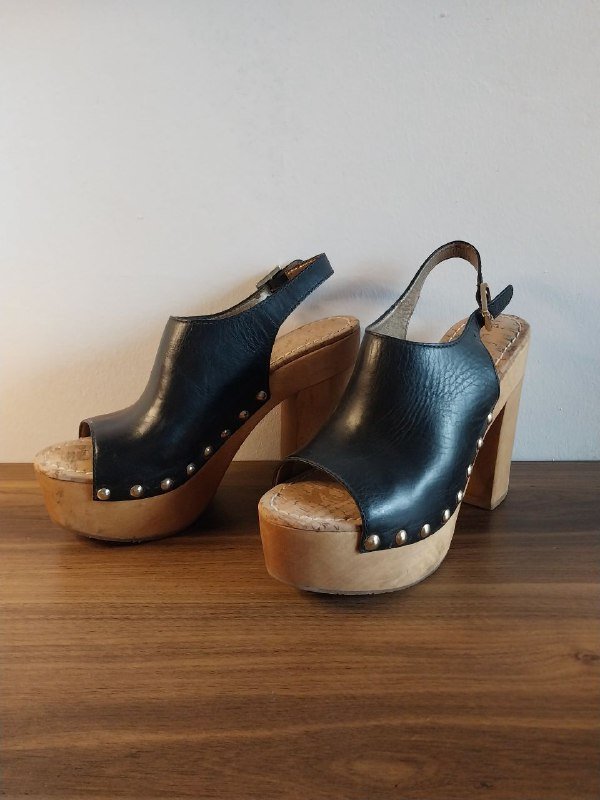 Деревянные сабо 38 размер