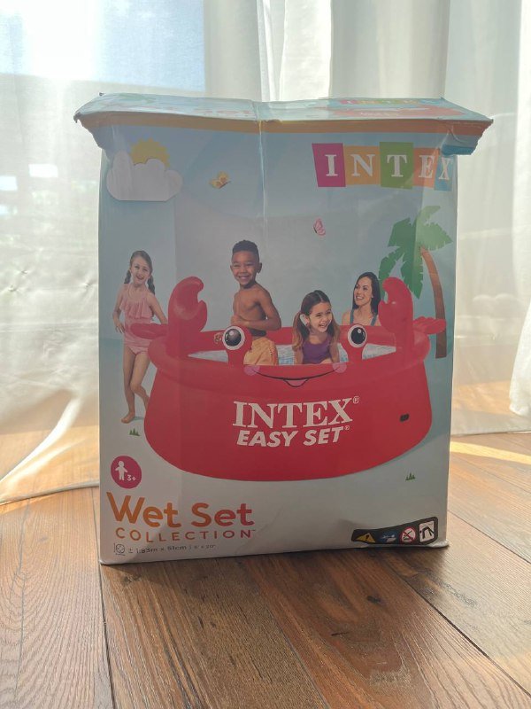 Напольный надувной бассейн детский большой