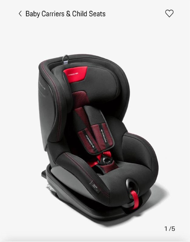 Детское автокресло Porsche Kid Seat i-Size