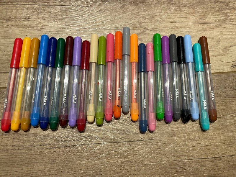 Фломастеры моющие 12 шт 4