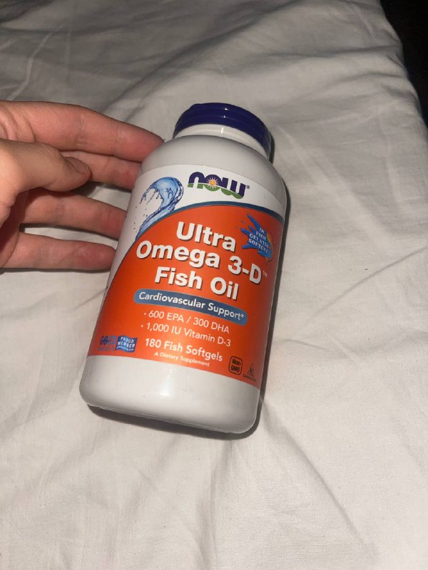 Омега 3 Fish Oil, 180 капсул