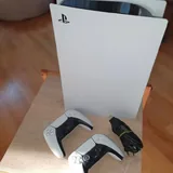 PlayStation 5, 2 джойстика, кабели, 2 игры 1