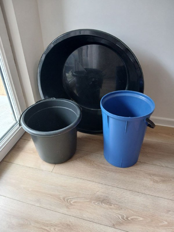 Таз 42 литра, 2 ведра по 10 литров