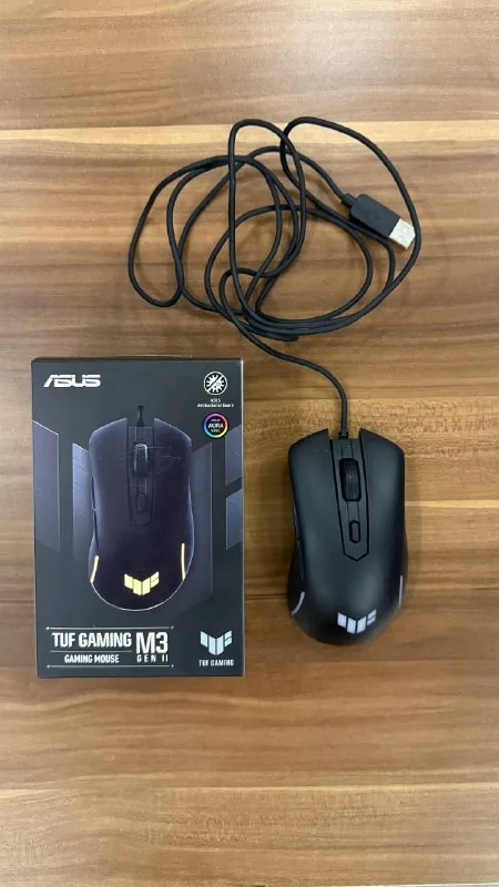 Asus TUF Gaming мышь, Keychron C1 клавиатура, HDMI кабель 1