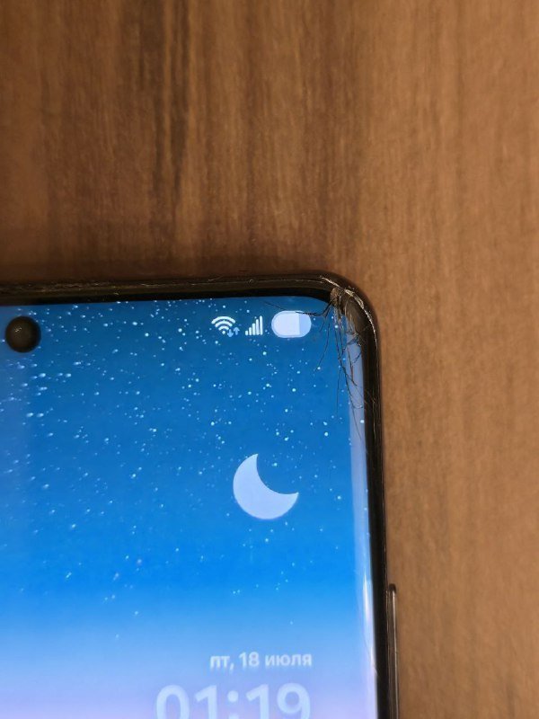 Samsung s21 ultra 12/156GB телефон с повреждениями экрана и крышки 5