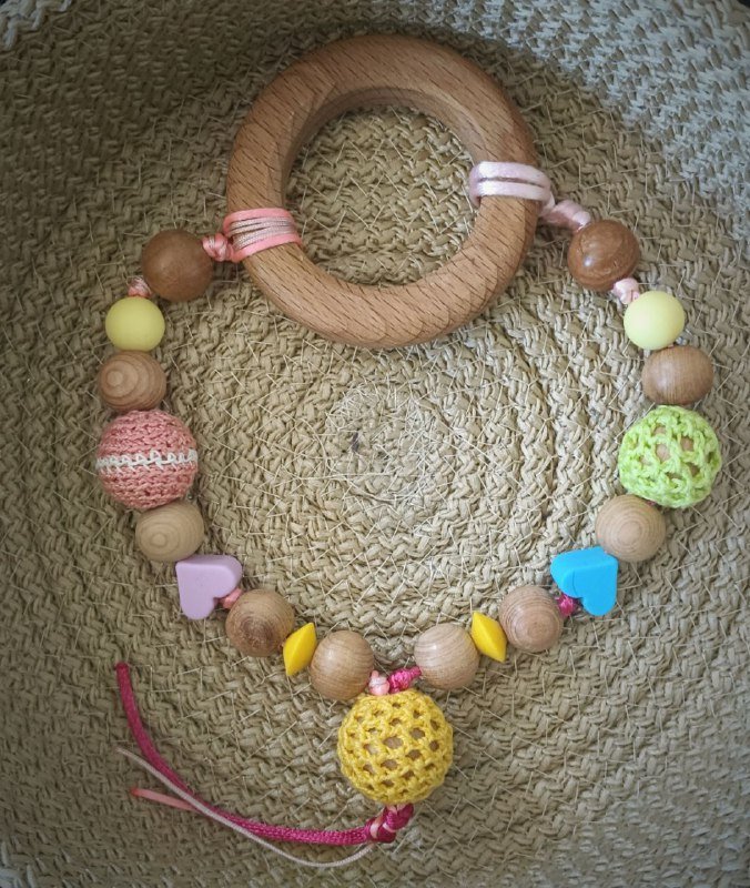 Слингобусы и грызунки ручной работы для малышей 2