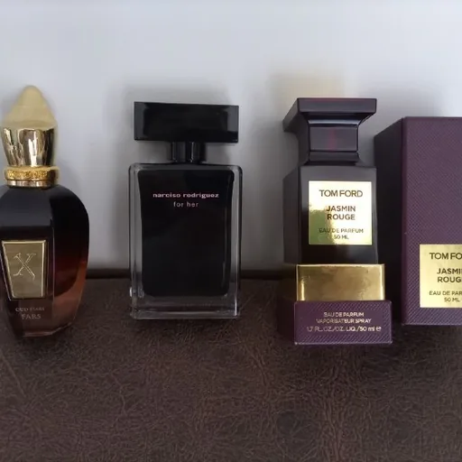 Narciso Rodriguez For Her, Xerjoff Fars, Tom Ford Rouge Jasmin