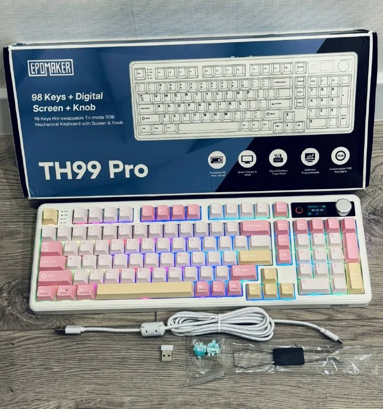 Клавиатуры EPOMAKER TH99 Pro, HE75 V2 1
