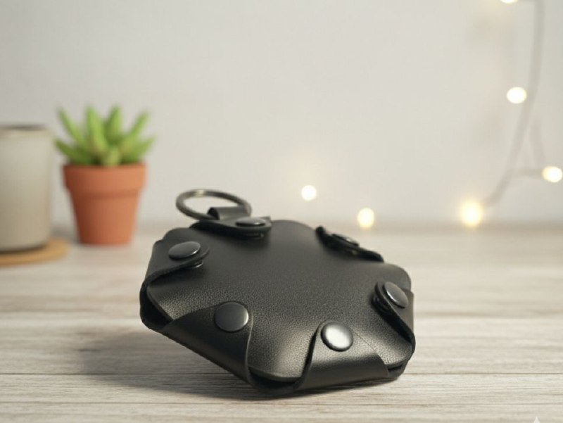 Кожаный кошелек для монет капри люкс