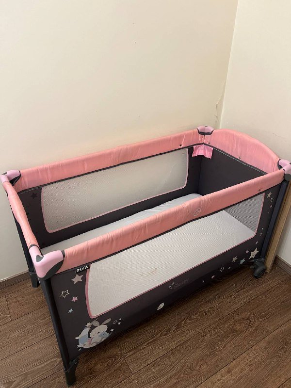 Манеж-кроватка с матрасом 2