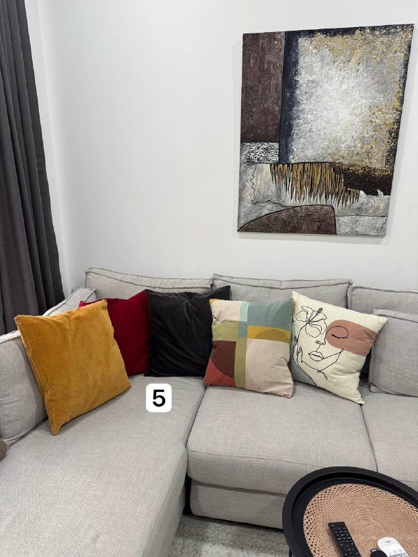 Ковер Jysk SandFiol, Ковер (Турция), Торшер, Настольная лампа, Подушки, Чаша-тарелка, Корзина для белья, Корзина для мусора 5