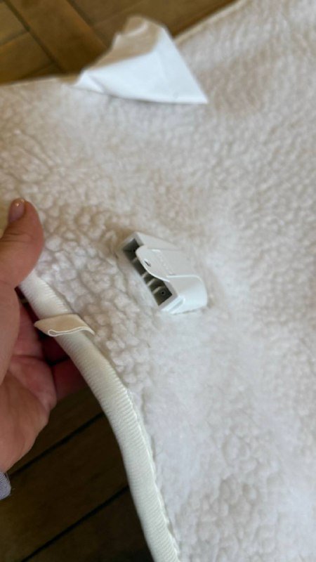 Плюшевое одеяло с подогревом 2