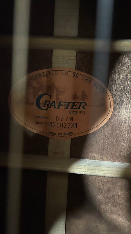 Акустическая гитара Crafter, чехол, ремень 4