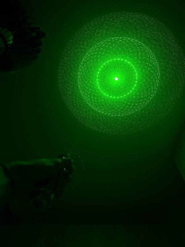 Мощный лазер с насадками и USB зарядкой 5