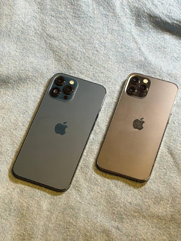 iPhone 12 Pro 128gb Space Grey, iPhone 12 Pro Max 256gb Cosmic Blue 3