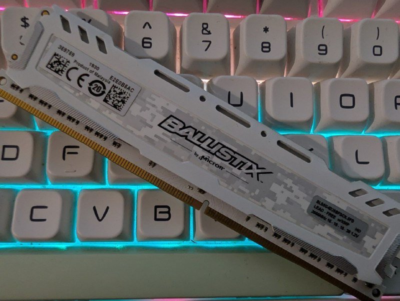 Оперативная память Ballistix Sport LT White 8GB DDR4 2666Hz