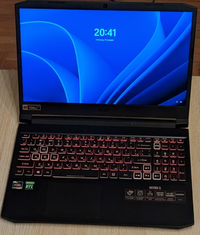 Ноутбук Acer Nitro 5 AN515-45-R8QW