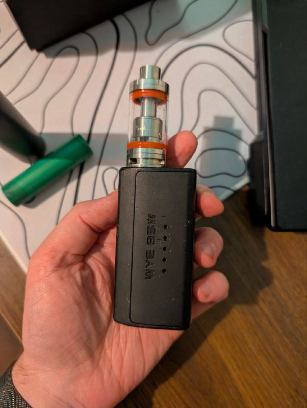 Вейп Tesla cigs 85W с Mutation RBA и аккум 18650 2