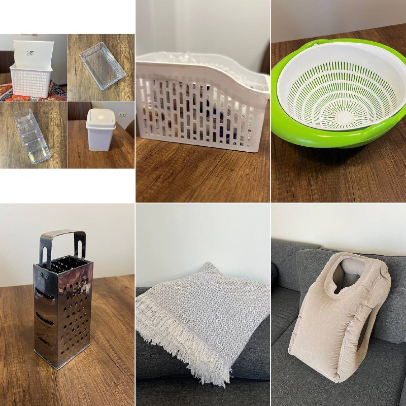 Корзиночки, терка, плед, подушки, емкость, весы, пылесос, блендер, Xbox, сковородка, линзы, постеры, коврик, стул, книги
