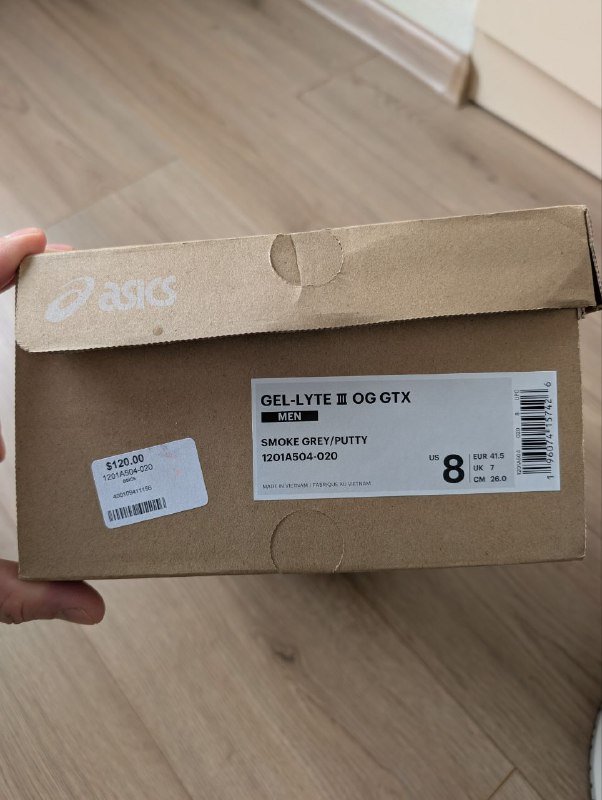 Кроссовки ASICS Gel Lyte 3 gtx мужские новые водонепроницаемые 2