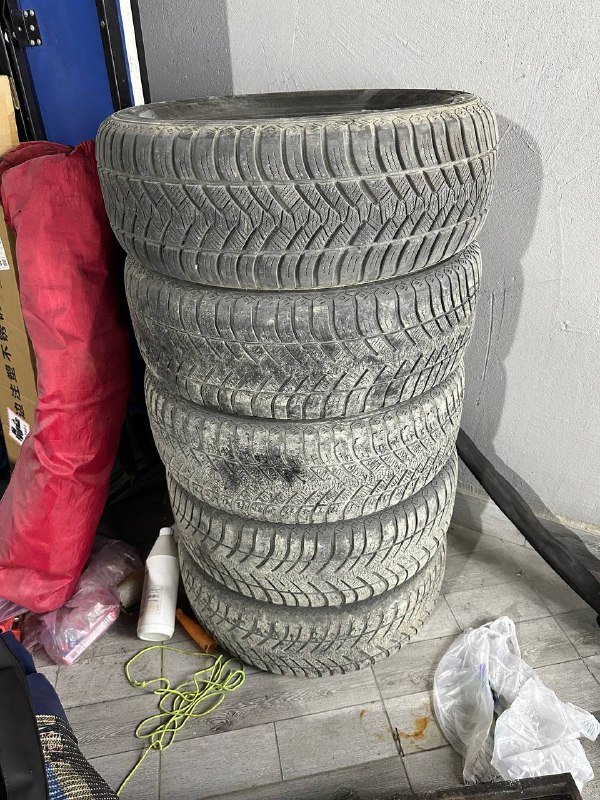 4 колеса с запасной покрышкой Mitsubishi R16 5x114.3 2