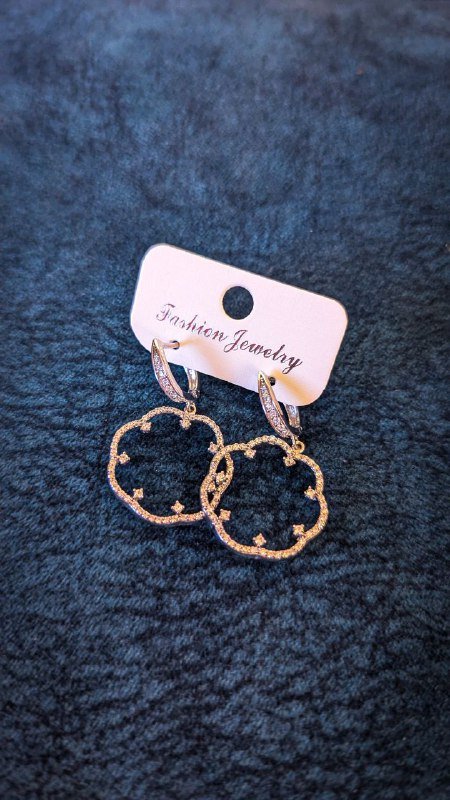 Серебряные серьги с фианитами 925 проба 3