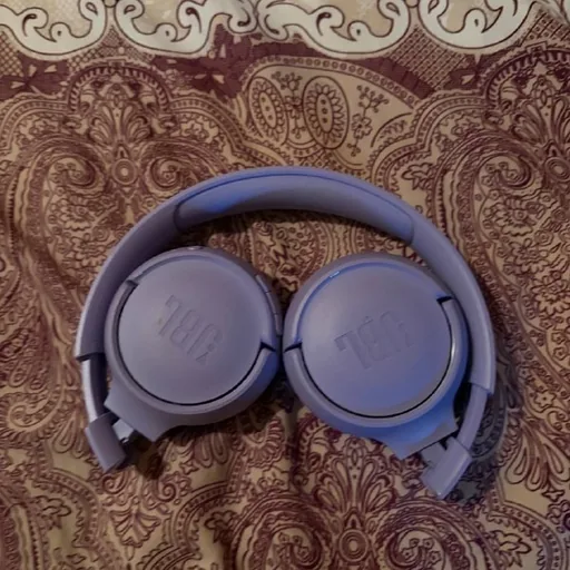 Purple JBL headphones