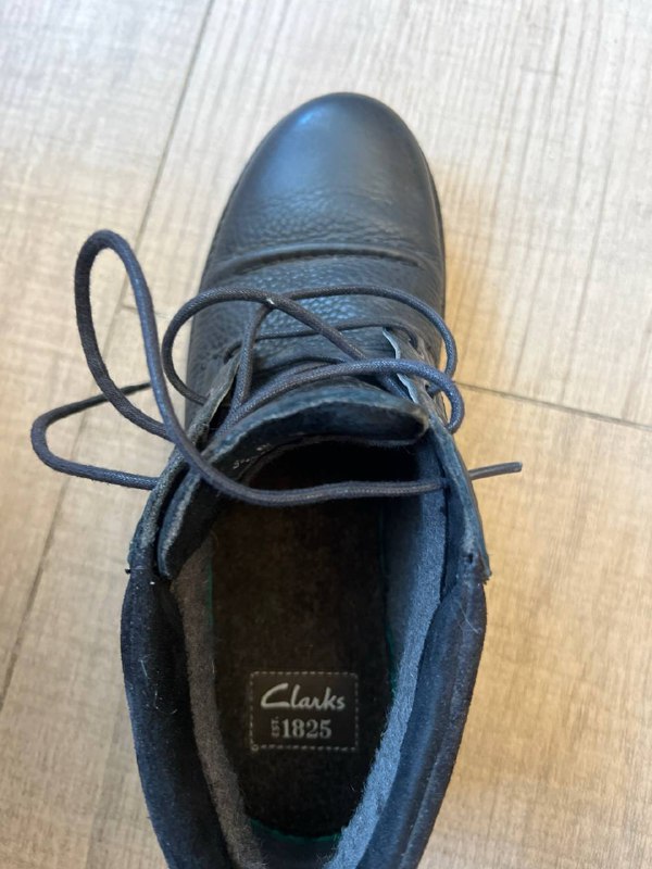Мужские кожаные ботинки Clarks размер 42 2